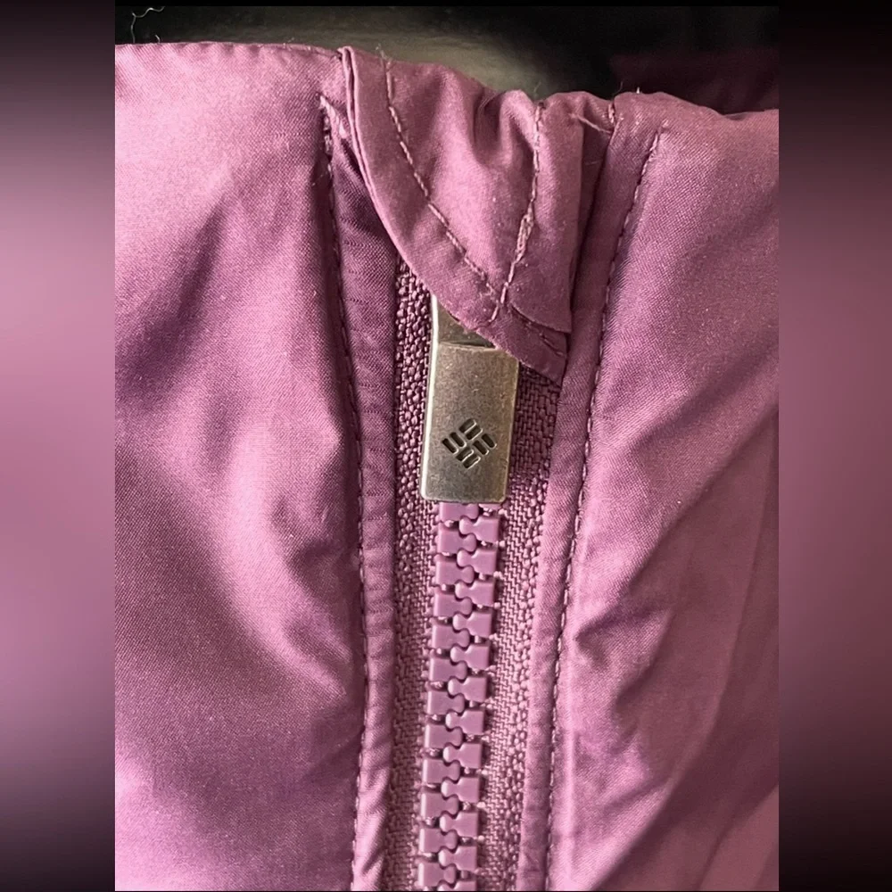 COLUMBIA Thermal Reflective Omni-Heat Lined Convertible Hooded Winter Coat Sz S - Picture 3 of 12